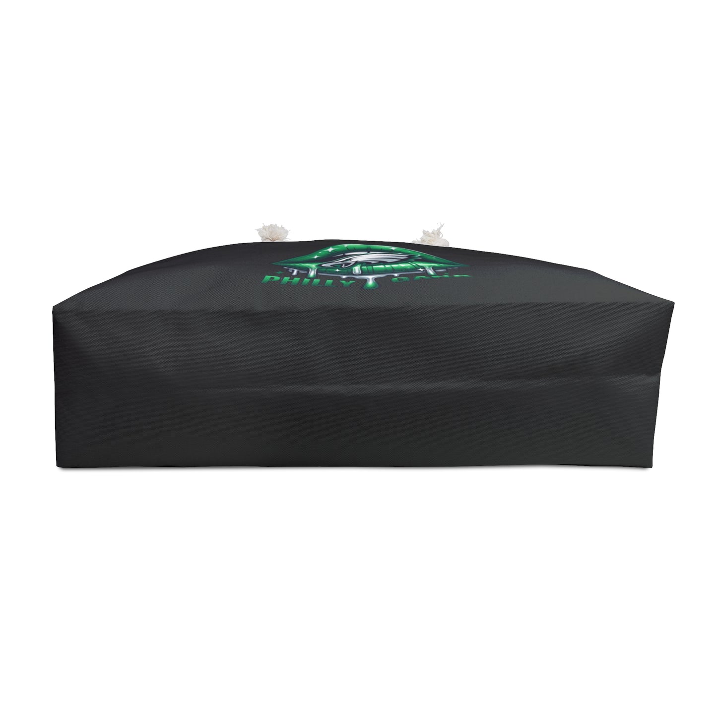 Green Dripping Lips with Philly Gang logo Weekender Bag | Sports Fan Tote