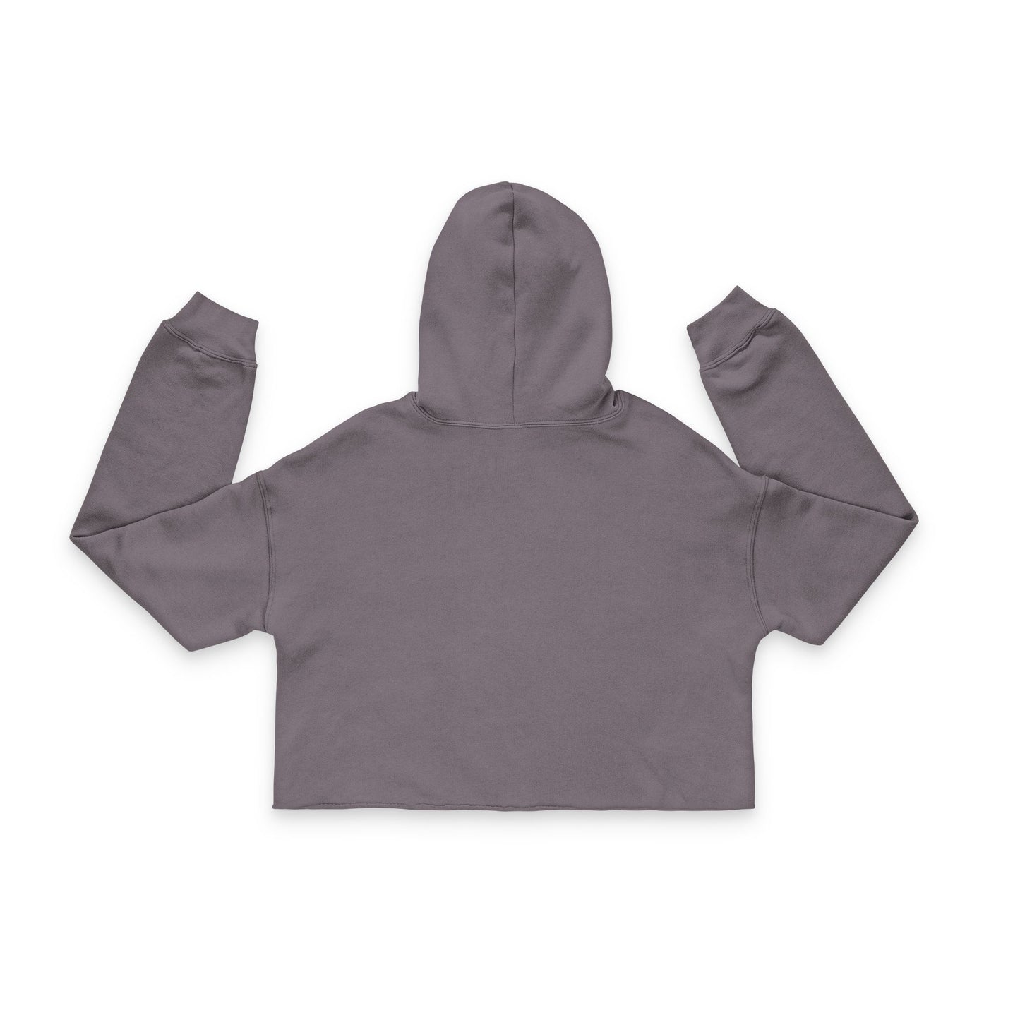 Anchor Floral Design Women's Cropped Hoodie | Nautical Blue Anchor