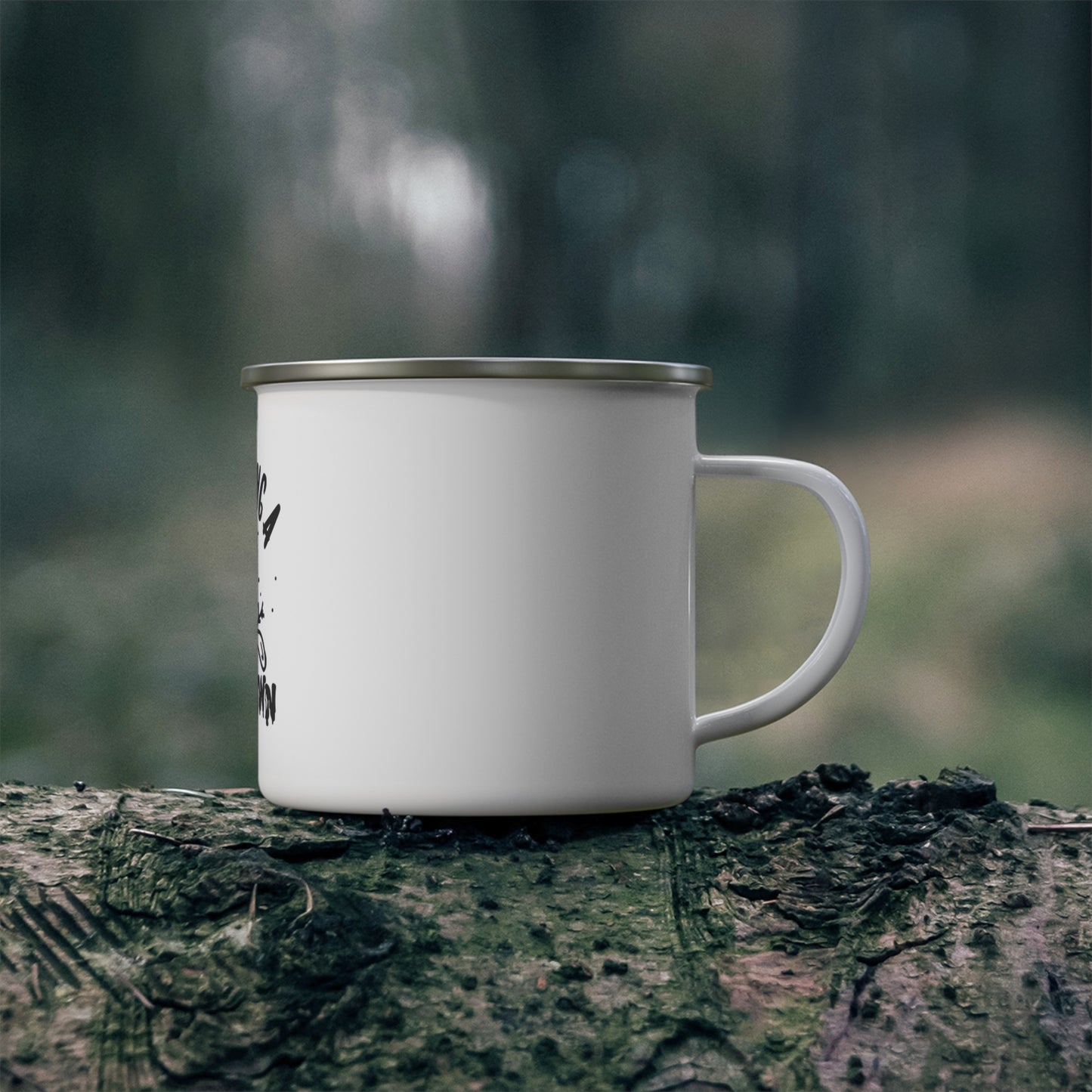 Enamel Camping Mug — "I'm Having a Meltdown" Funny Snowman Camping Coffee Cup