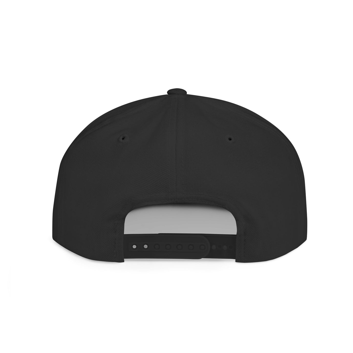 Zombie Wave Snapback Hat — Retro Neon Skull Flat-Bill Cap