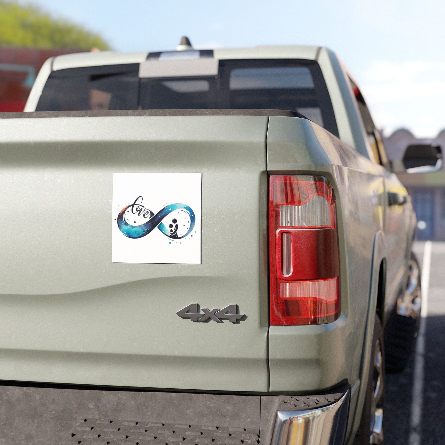 Infinity Love Galaxy Parents Car Magnet | Space Infinity Heart
