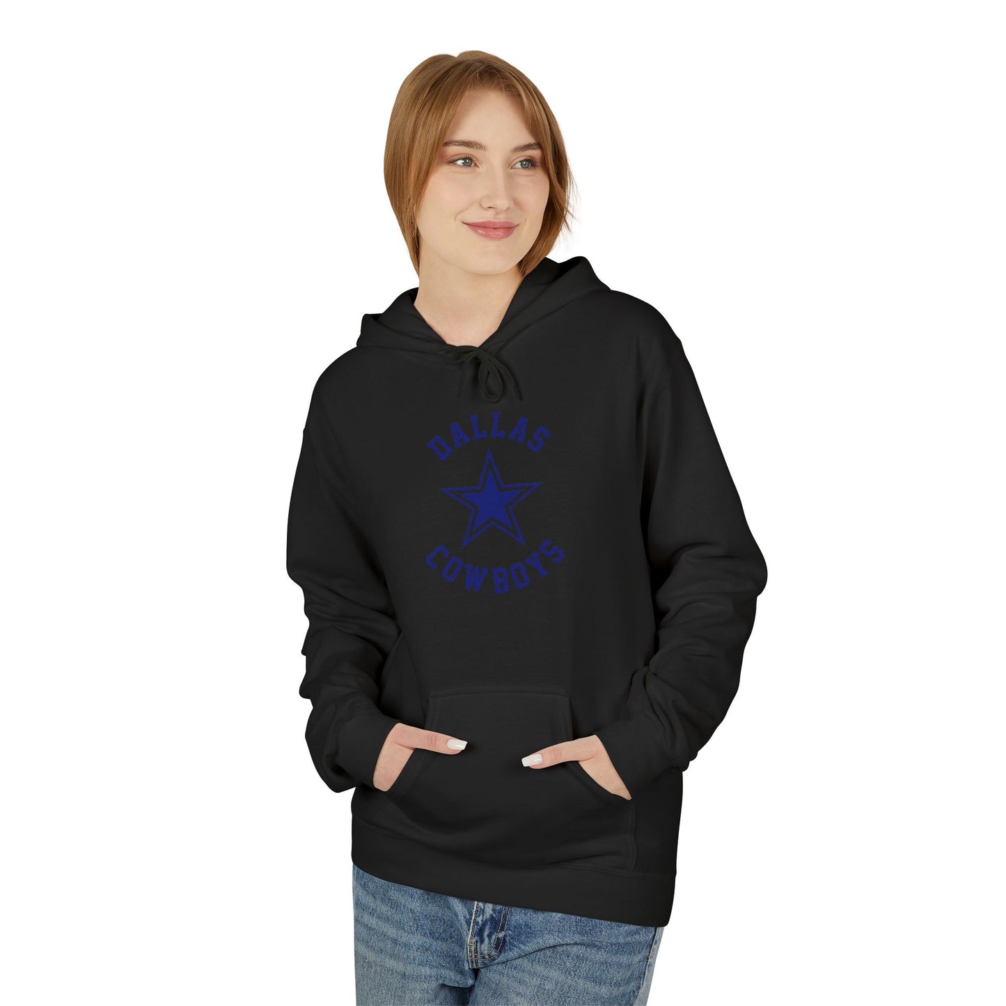 Star Logo Football Hoodie | Dallas Cowboys Style