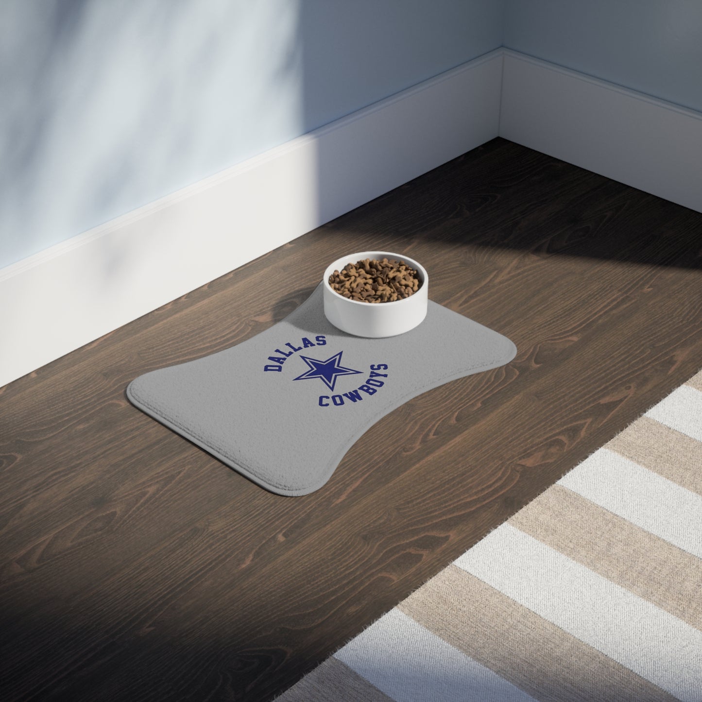 Dallas Cowboys Pet Feeding Mat | Dog Cat Bowl Placemat