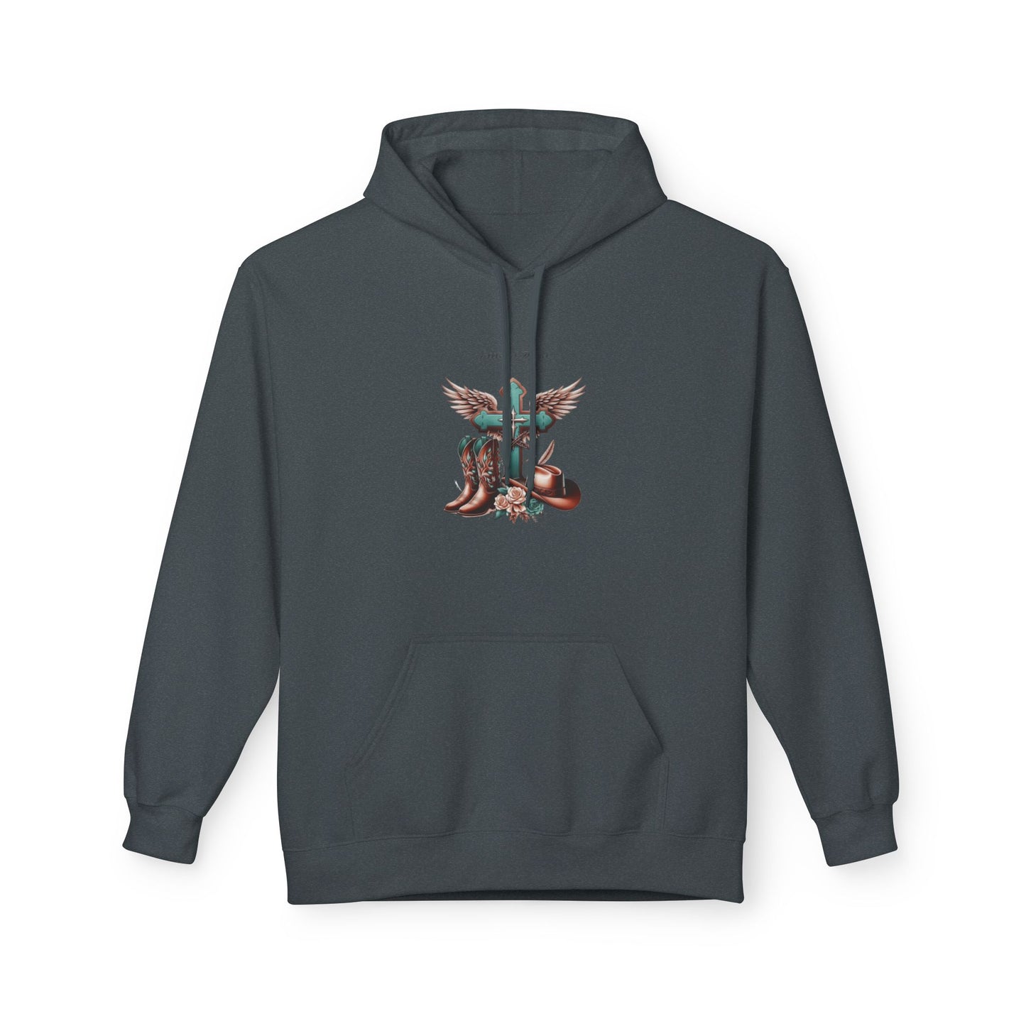 Winged Cowgirl Boots Hoodie | Western Angel Boots Design