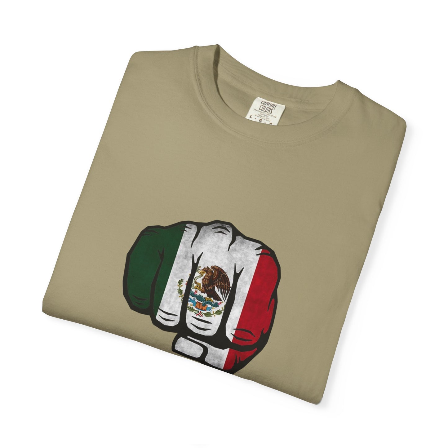 Mexico Flag Fist Tee — Mexican Pride Graphic T-Shirt