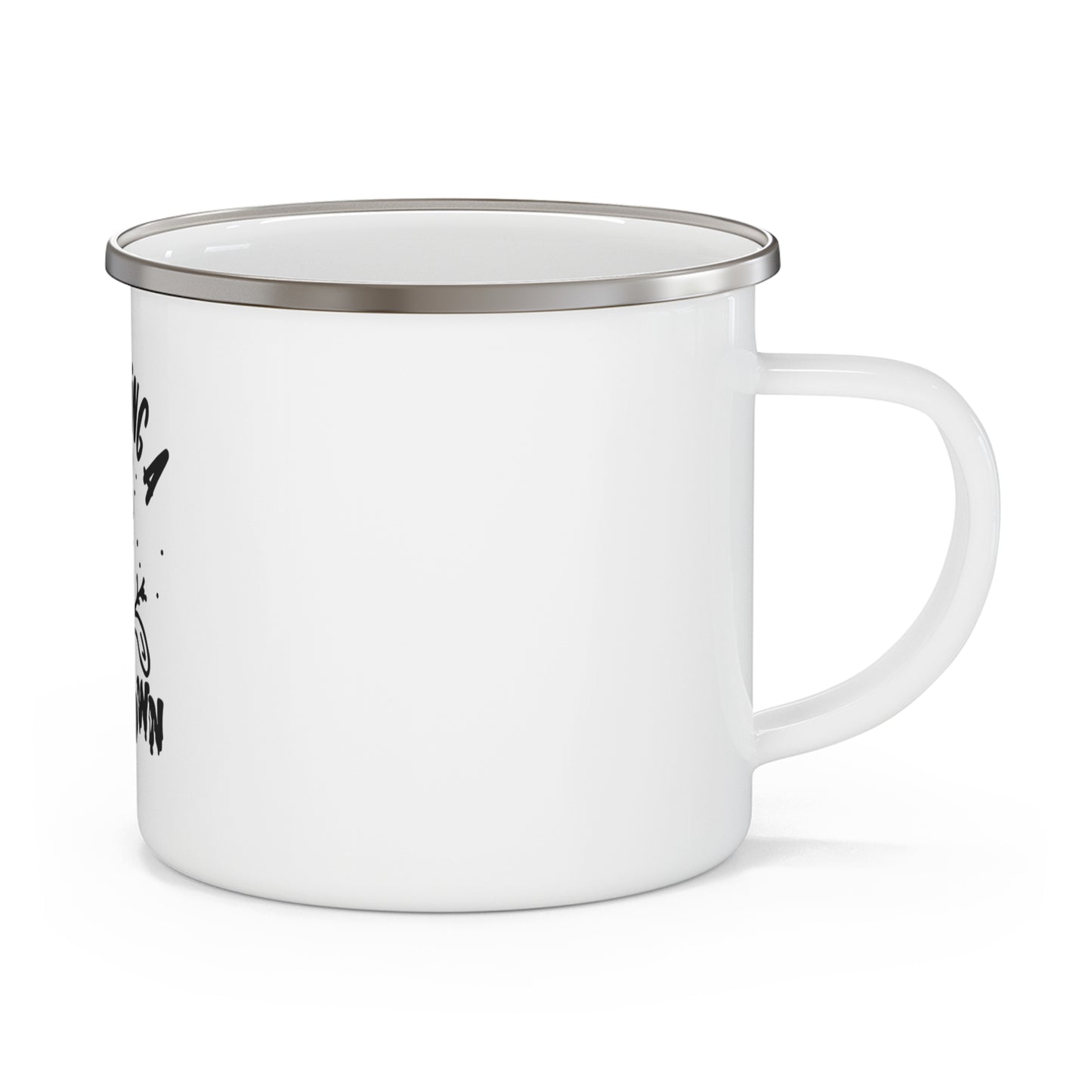Enamel Camping Mug — "I'm Having a Meltdown" Funny Snowman Camping Coffee Cup