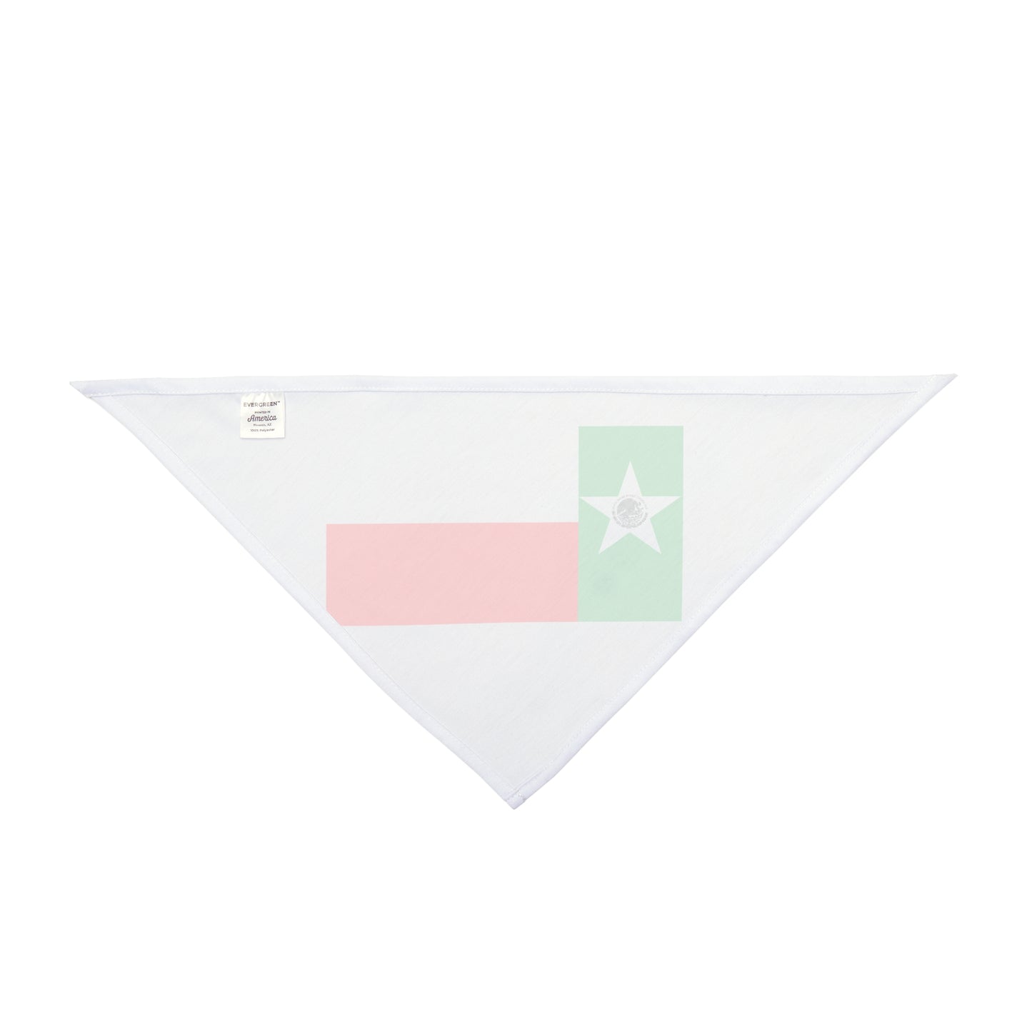 Green Star Red Stripe Pet Bandana | Dog Cat Bandana, Patriotic Flag Motif