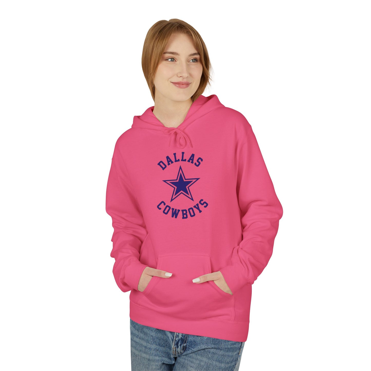 Star Logo Football Hoodie | Dallas Cowboys Style