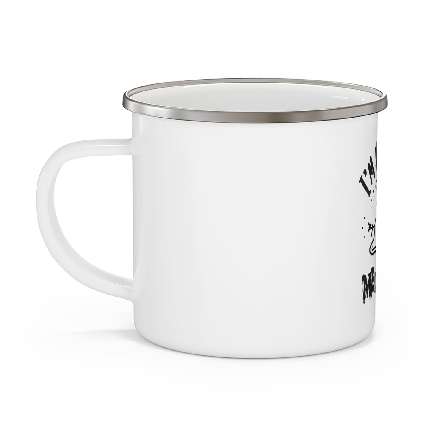 Enamel Camping Mug — "I'm Having a Meltdown" Funny Snowman Camping Coffee Cup