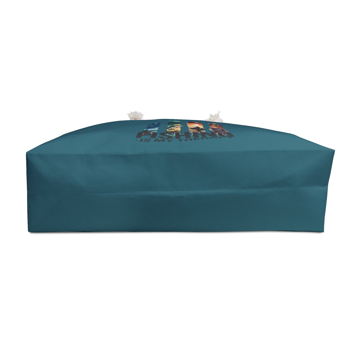 Fishing Is My Therapy Weekender Bag – Nautical Travel Tote for Anglers