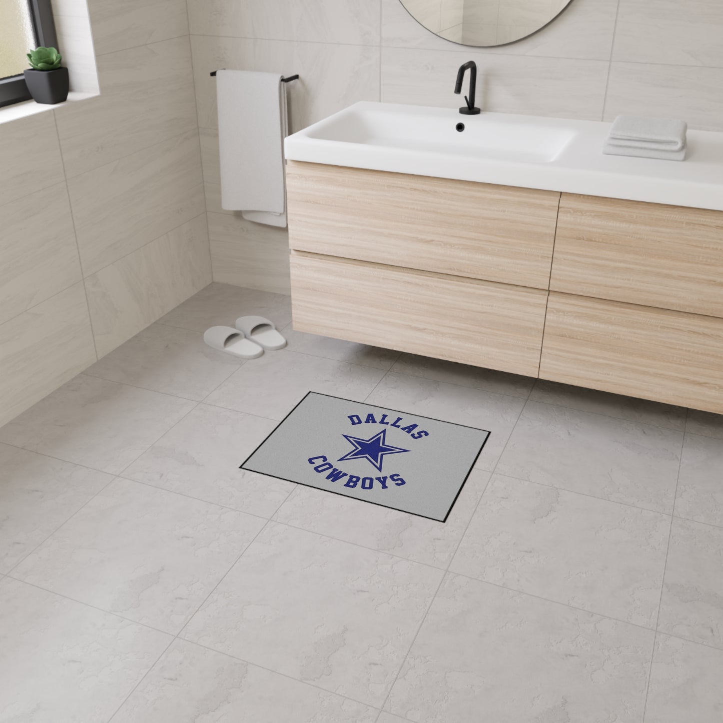 Dallas Cowboys Star logo Floor Mat | Team Sports Decor
