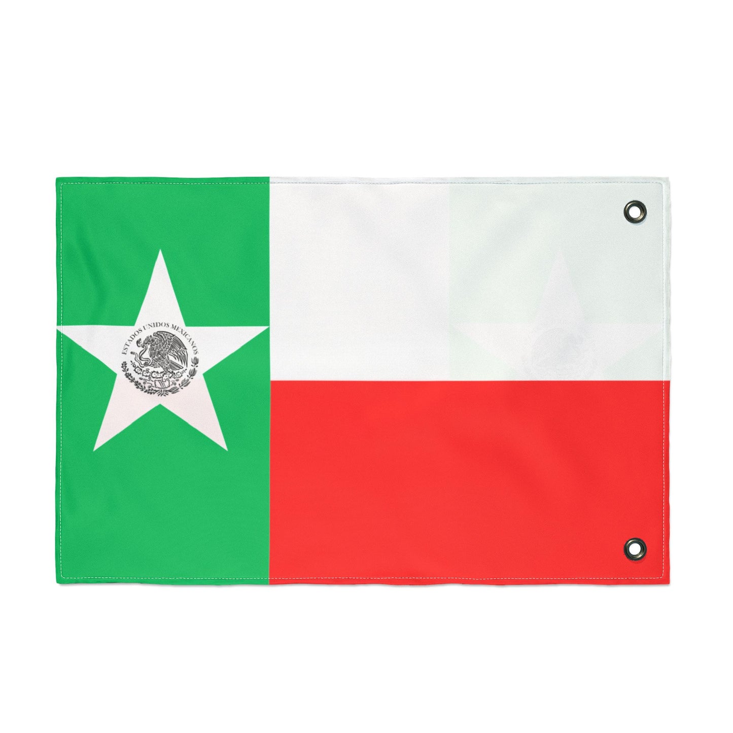 Mexico Historical Flag Double-Sided Garden Flag – Green White Red Star Design