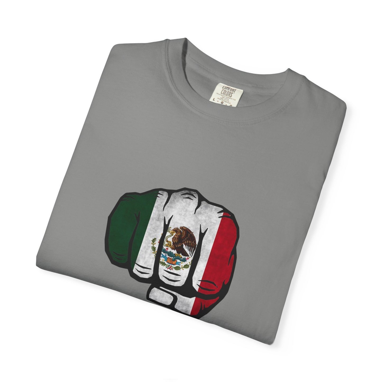 Mexico Flag Fist Tee — Mexican Pride Graphic T-Shirt