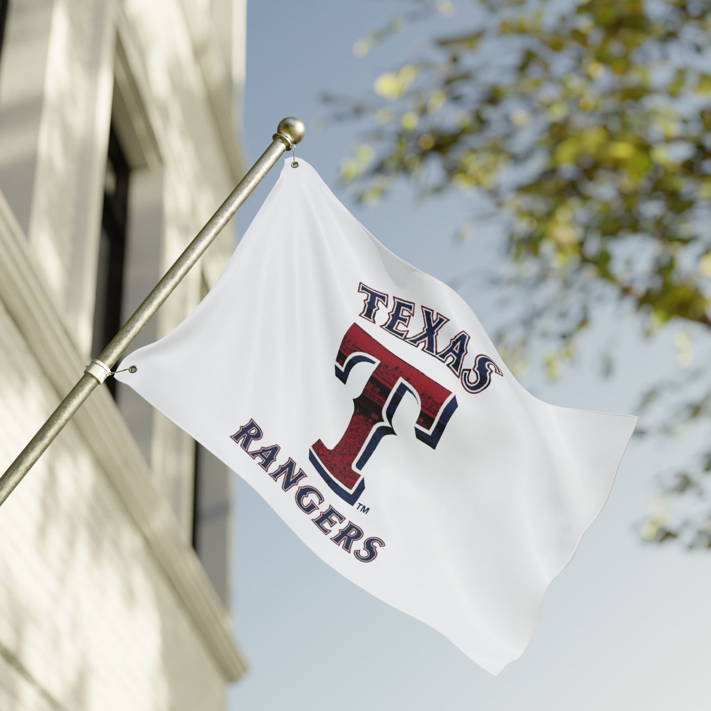 Texas Rangers logo Flag | Double Sided Sports Team Banner