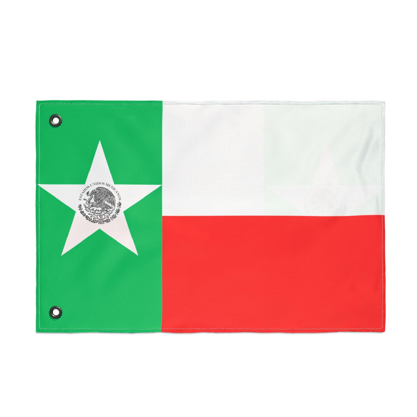 Mexico Historical Flag Double-Sided Garden Flag – Green White Red Star Design