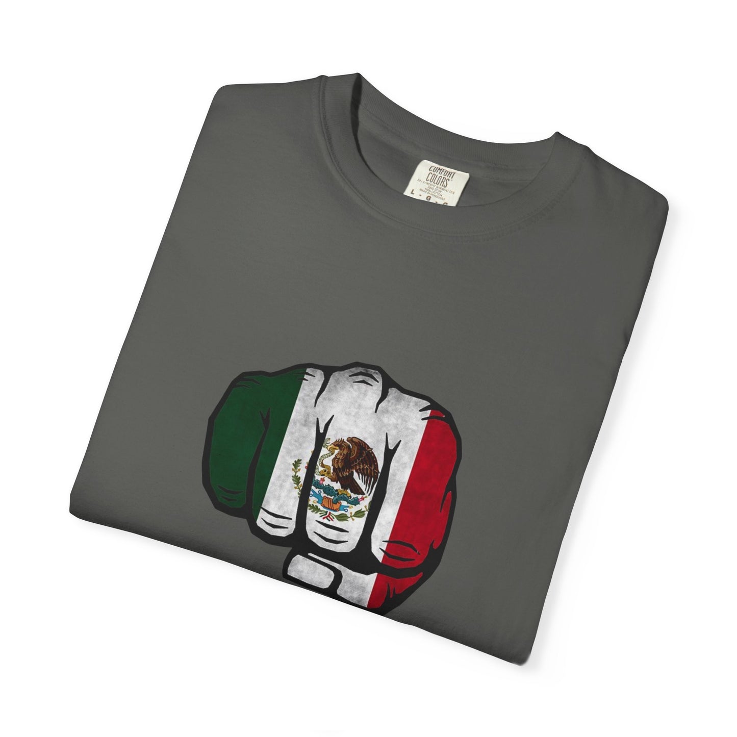 Mexico Flag Fist Tee — Mexican Pride Graphic T-Shirt