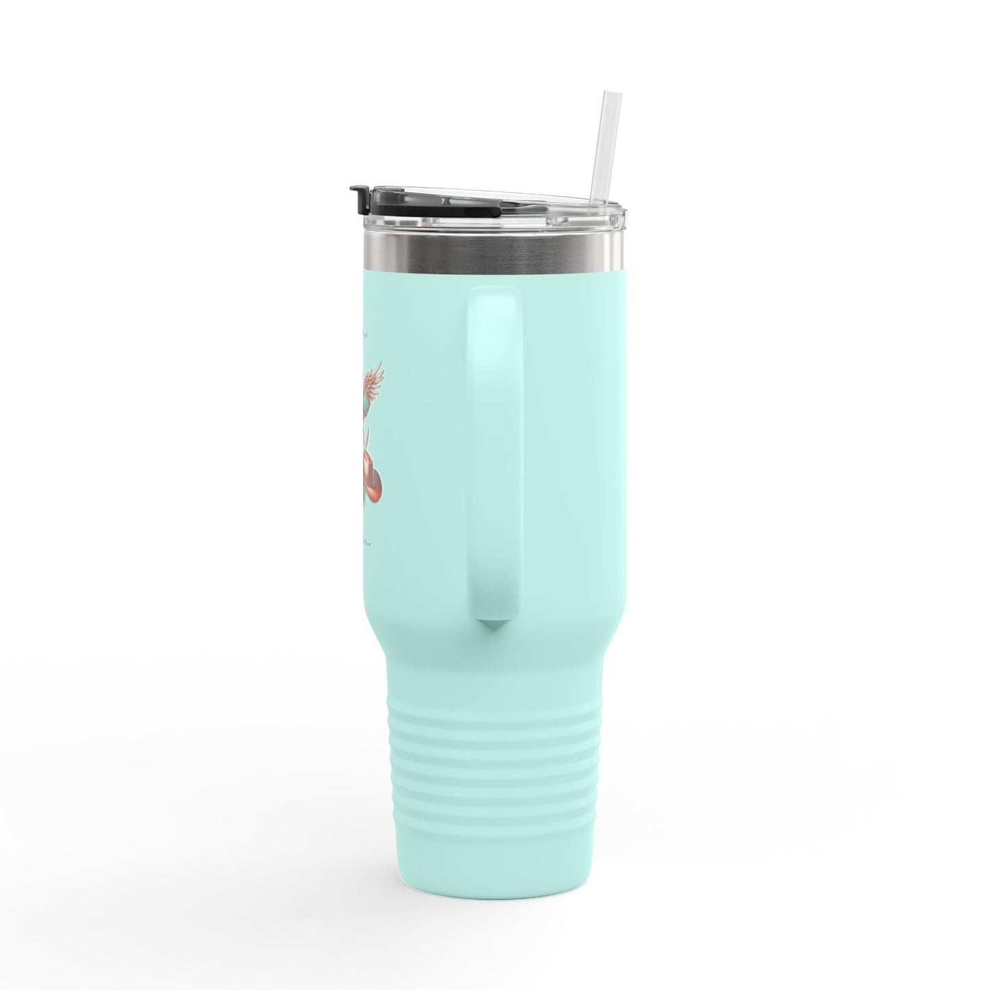 Cross with Cowboy Boots Travel Mug | 40oz Insulated Tumbler