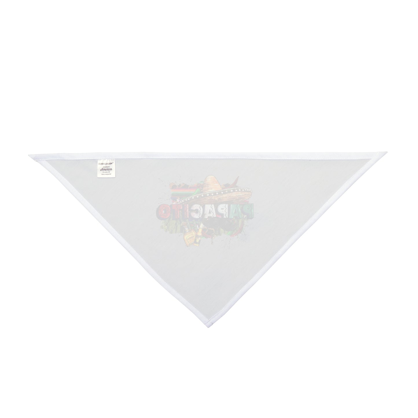 Papacito sombrero graphic Pet Bandana | Mexican fiesta themed bandana
