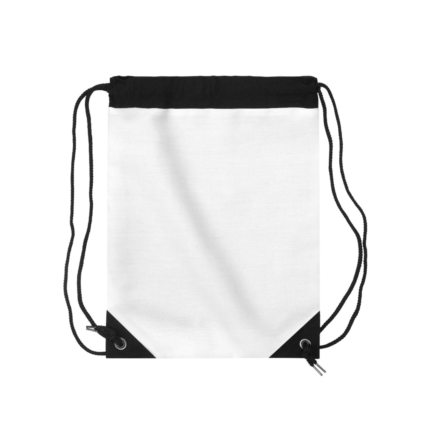 Winged Skull with Red Cap Drawstring Bag | Angel Wings Shh Graphic