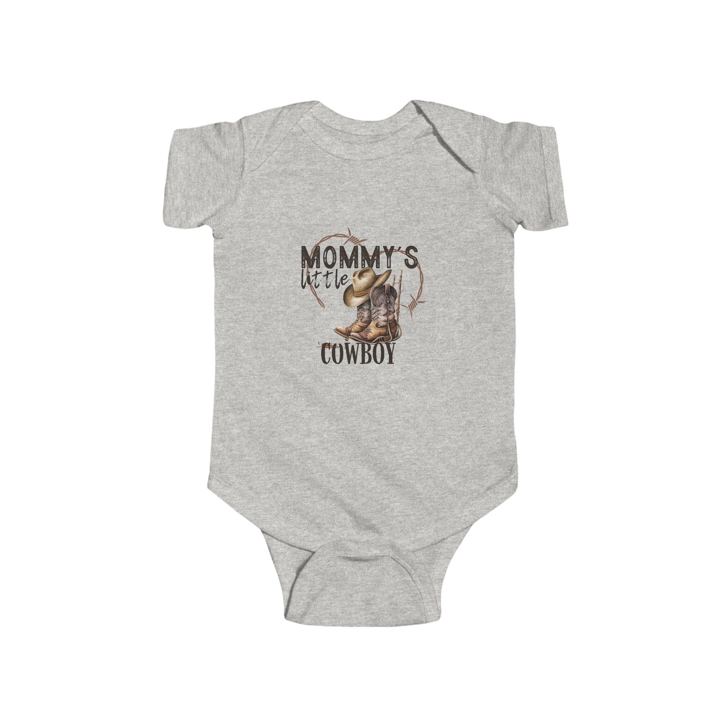 Mommy's Little Cowboy Bodysuit | Baby Western Rodeo Graphic