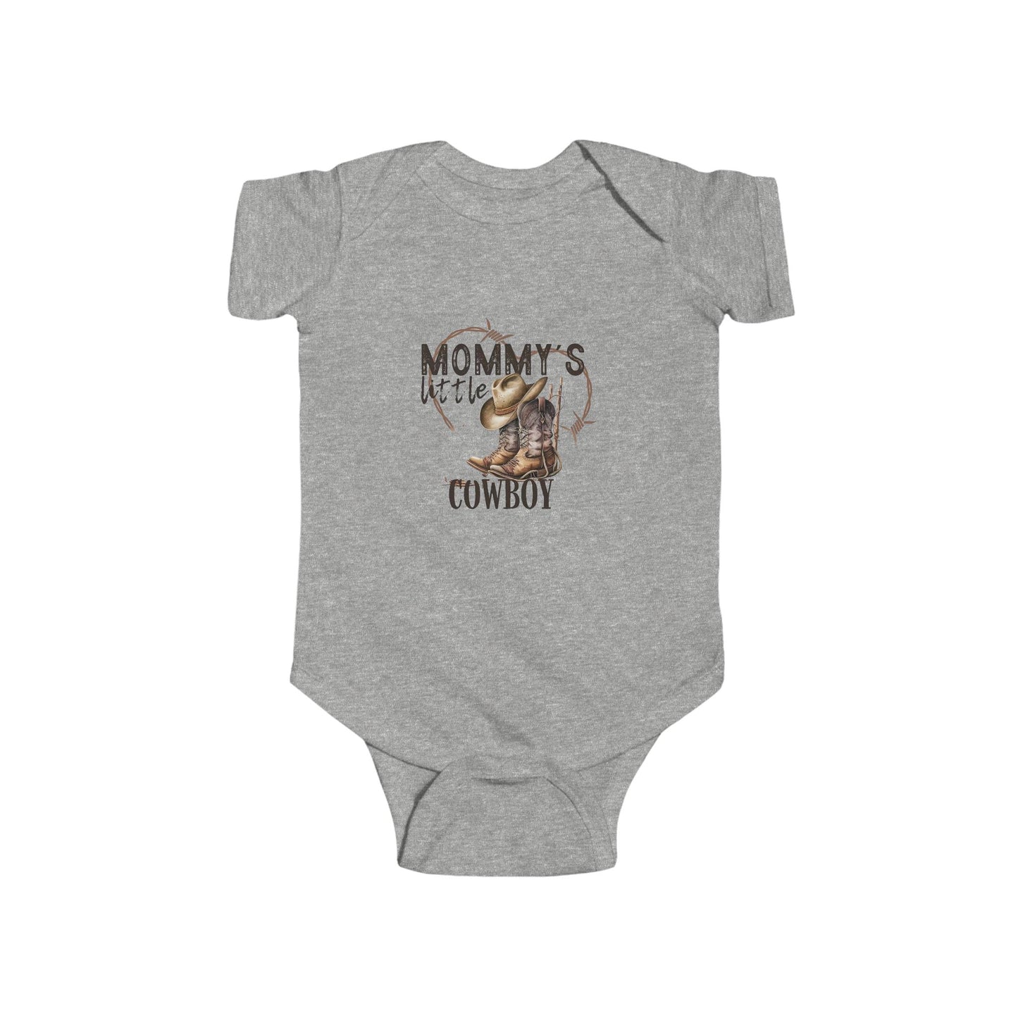 Mommy's Little Cowboy Bodysuit | Baby Western Rodeo Graphic