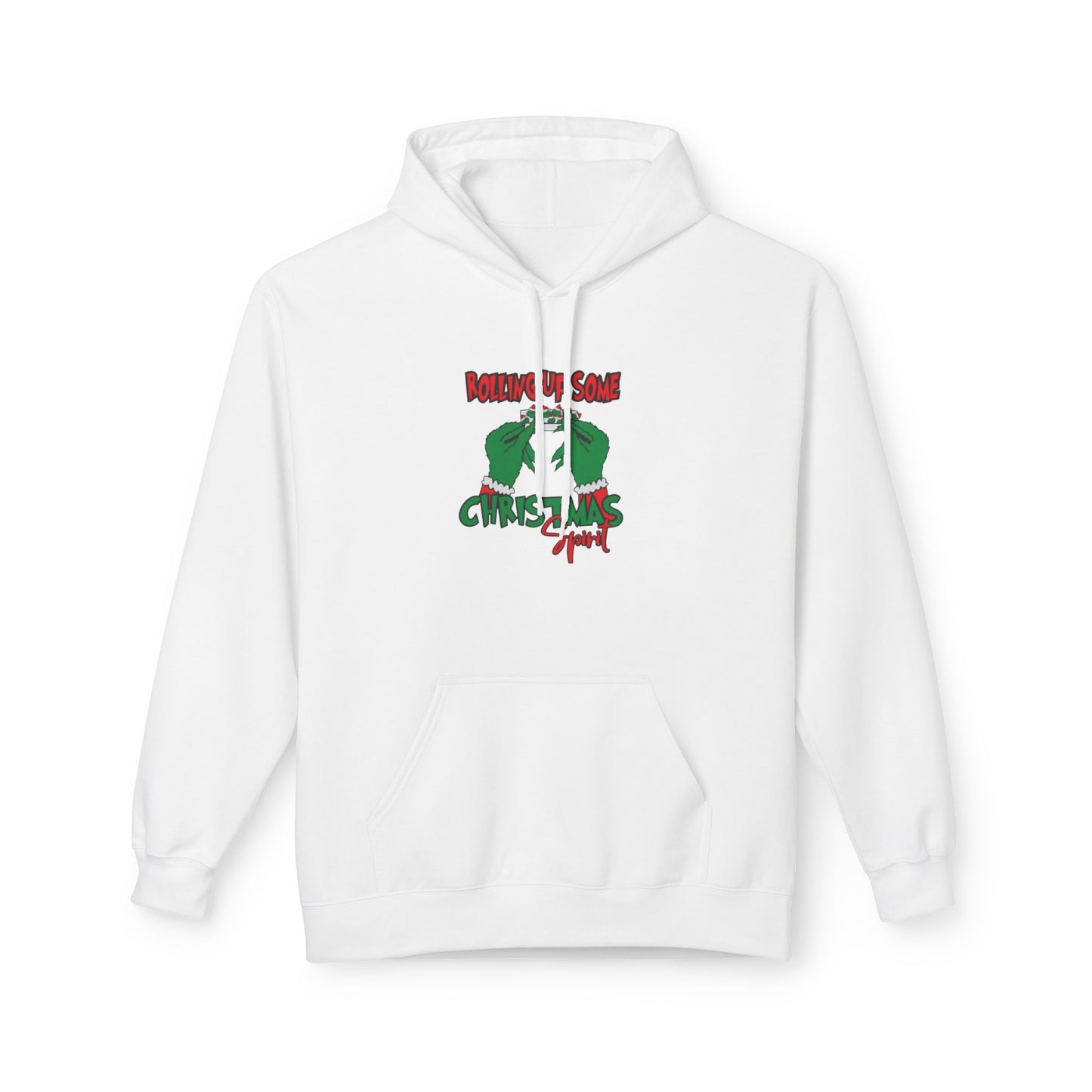 Grinch Kiss Christmas Hoodie - Funny Holiday Sweater Alternative