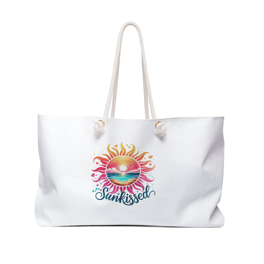 Sunkissed Sun and Waves Weekender Bag | Beach Tote, Summer Travel