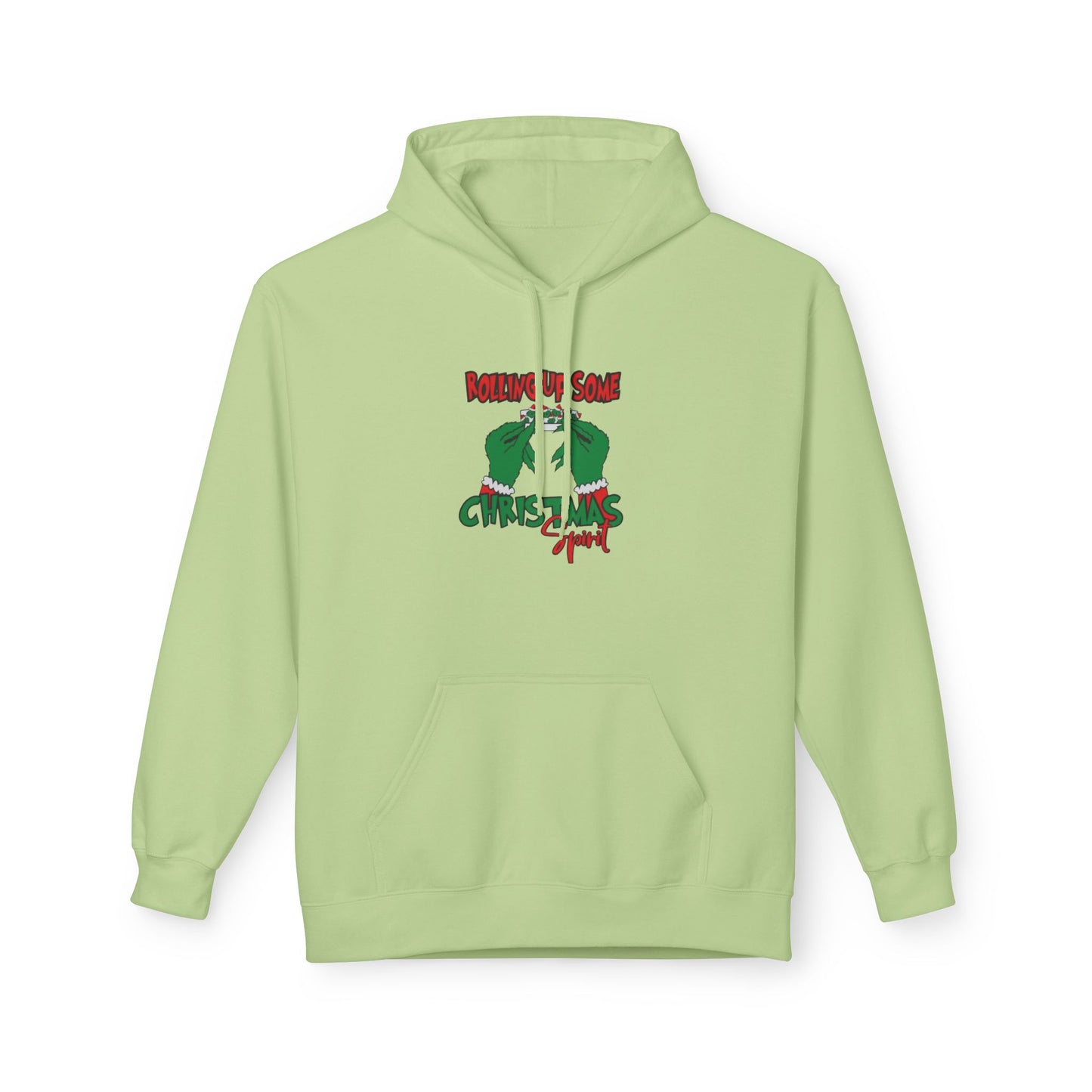 Grinch Kiss Christmas Hoodie - Funny Holiday Sweater Alternative