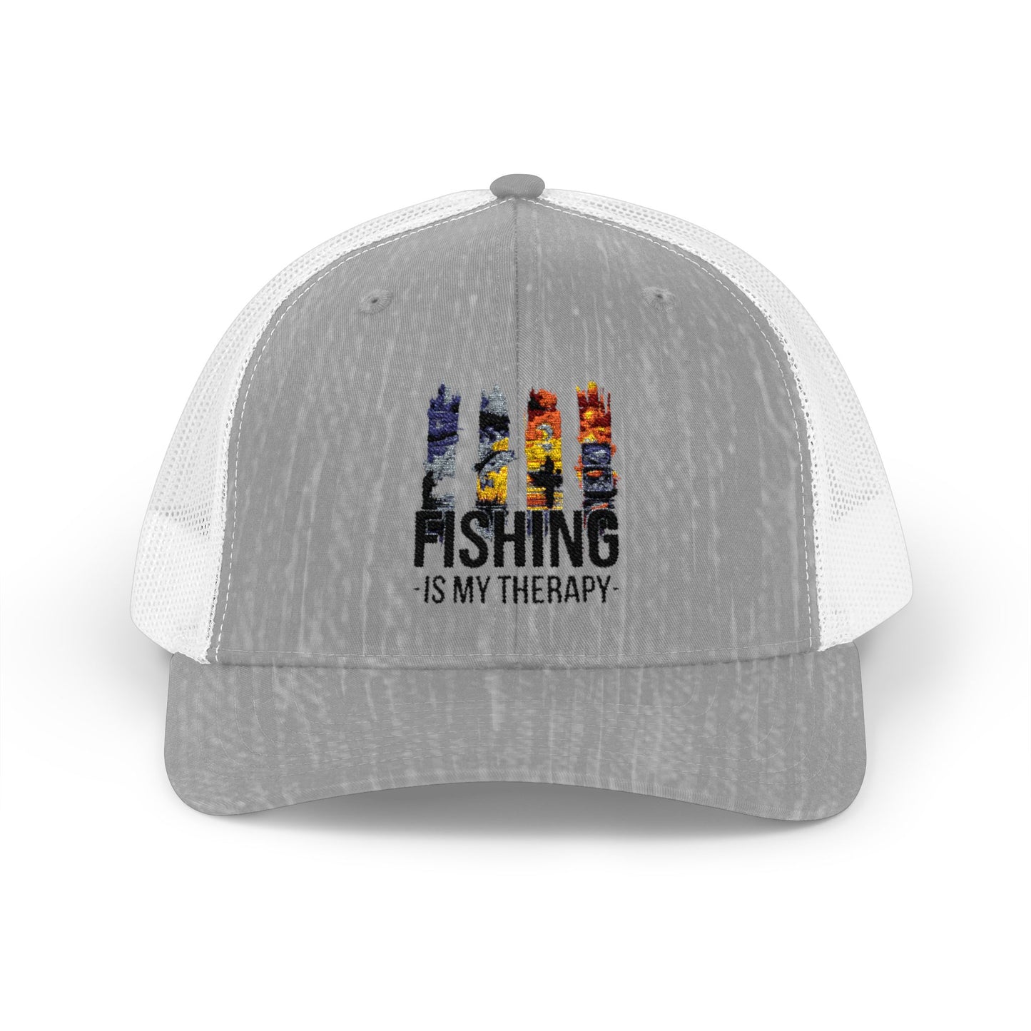 Fishing Is My Therapy Snapback Trucker Cap