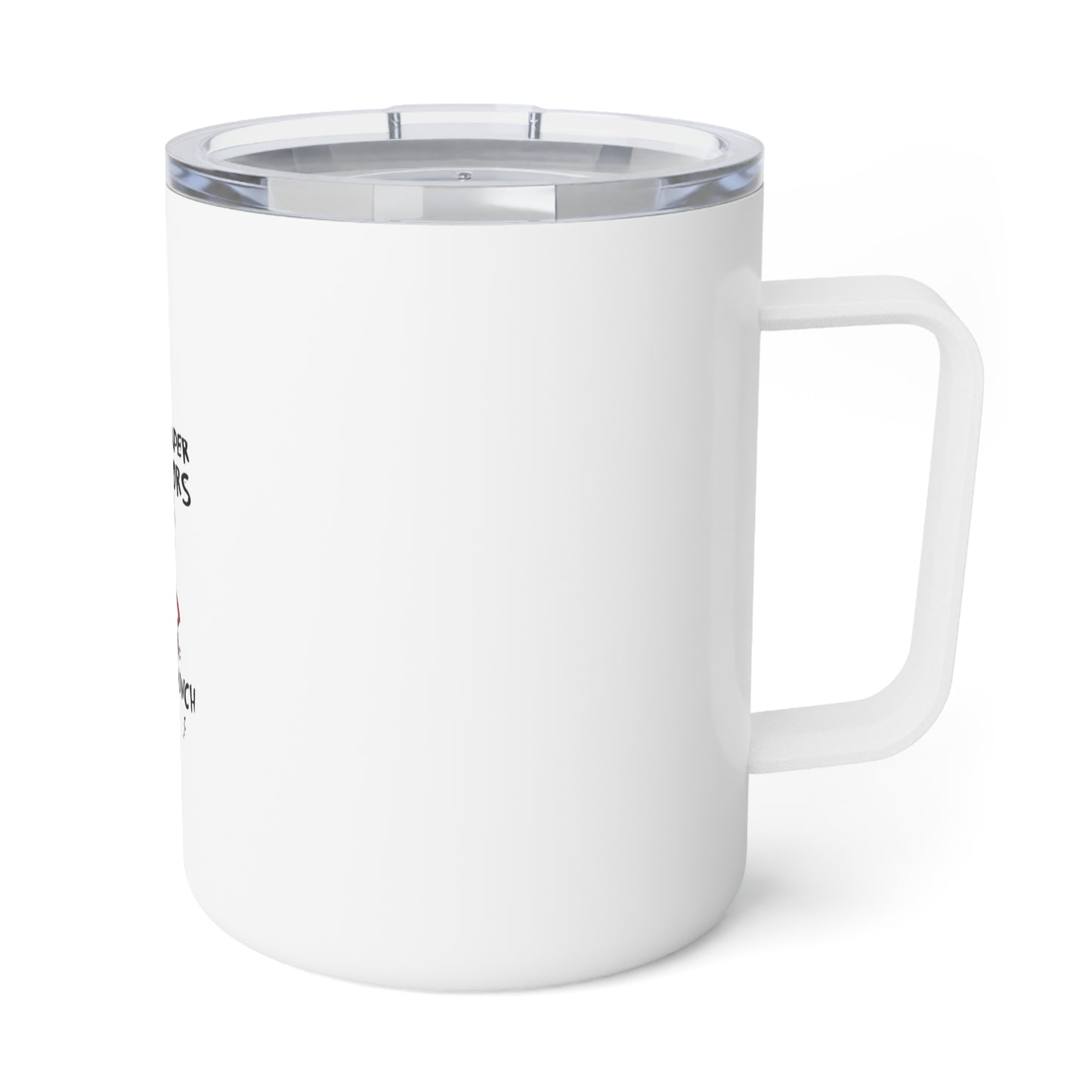 Grinch Throat Punch illustration insulated mug | 10oz Coffee Mug
