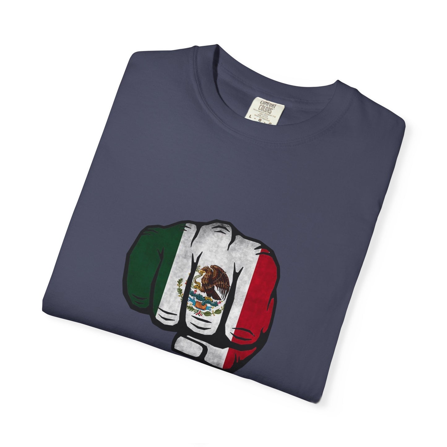 Mexico Flag Fist Tee — Mexican Pride Graphic T-Shirt