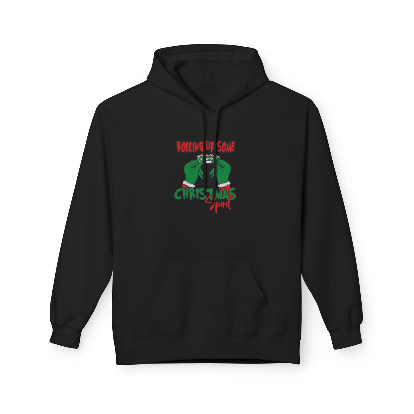 Grinch Kiss Christmas Hoodie - Funny Holiday Sweater Alternative