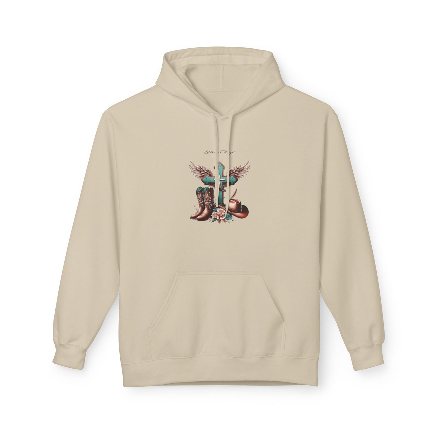 Winged Cowgirl Boots Hoodie | Western Angel Boots Design