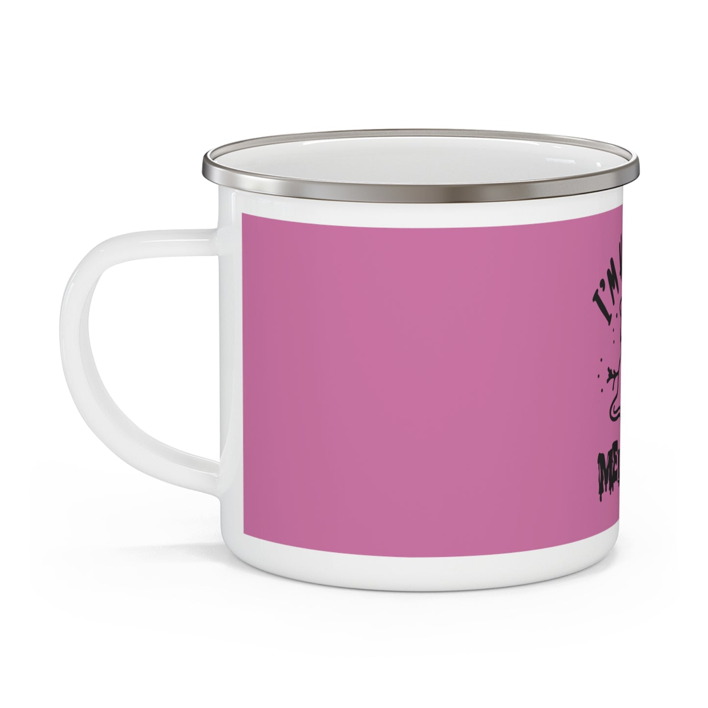 Enamel Mug — "I'm Having a Meltdown" Cute Melting Snowman Camping Cup