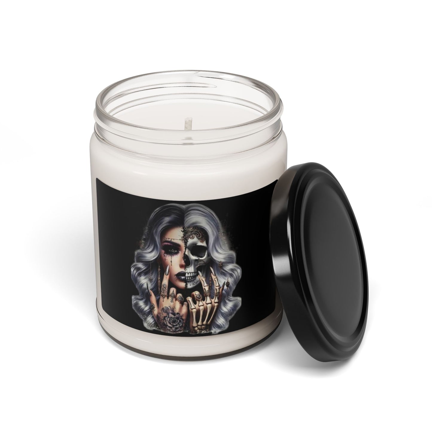 Half Skull Glam Portrait candle | 9oz Soy Candle, Gothic Glamour