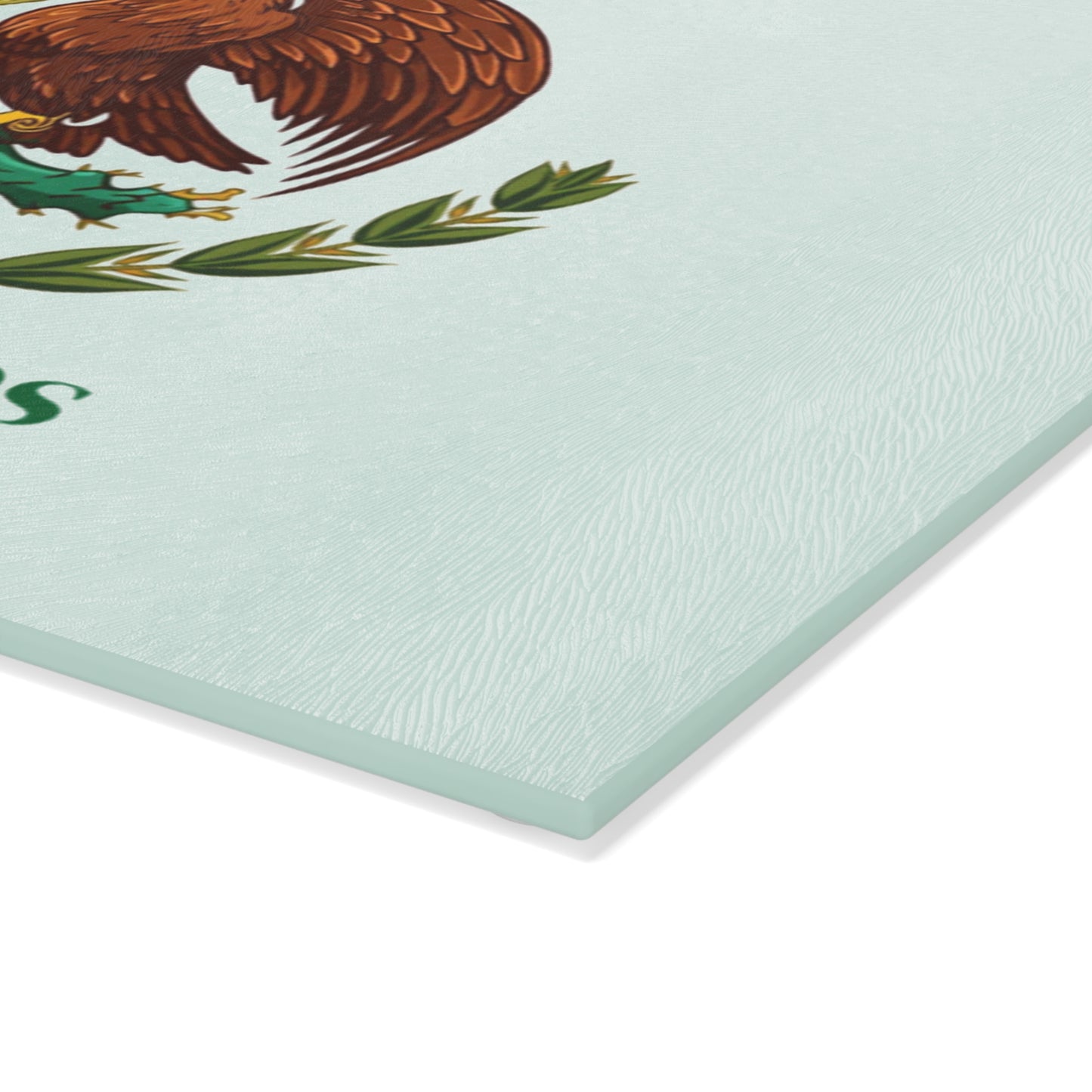 Mexican Coat of Arms Glass Cutting Board | Estados Unidos Mexicanos