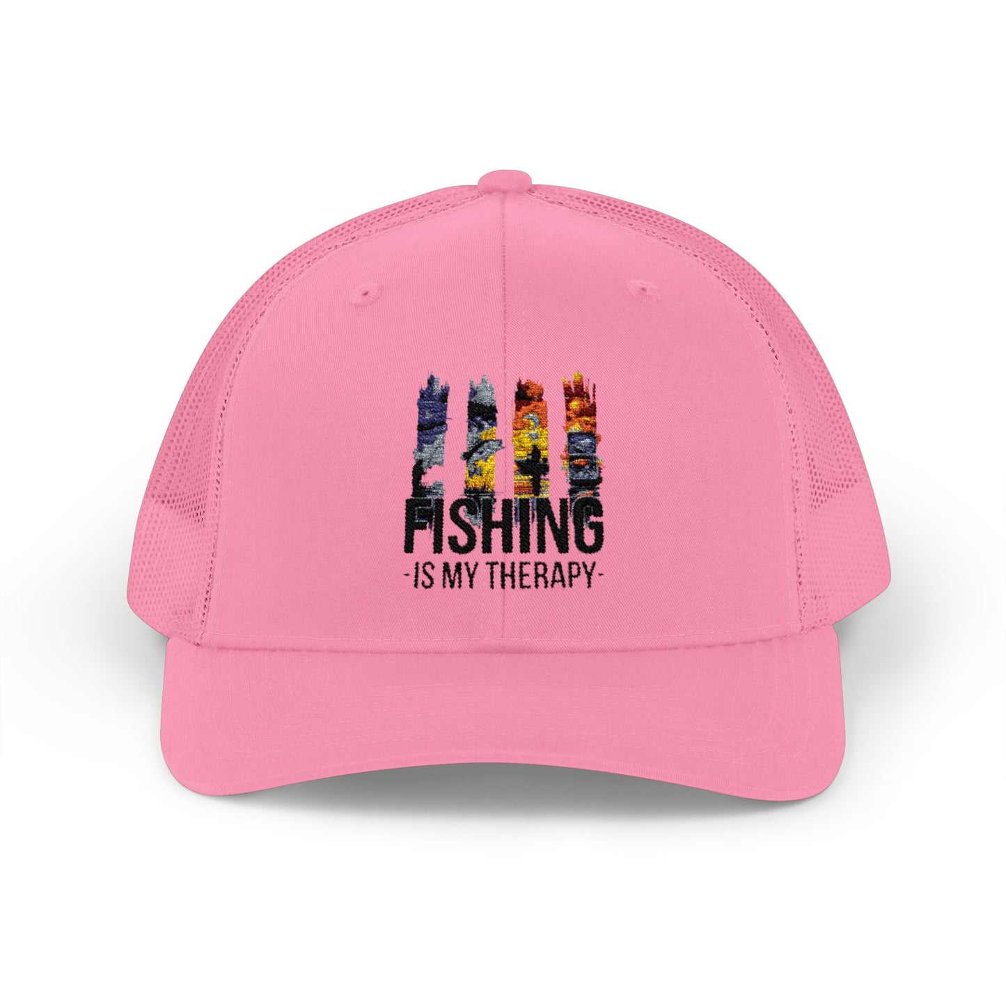 Fishing Is My Therapy Snapback Trucker Cap