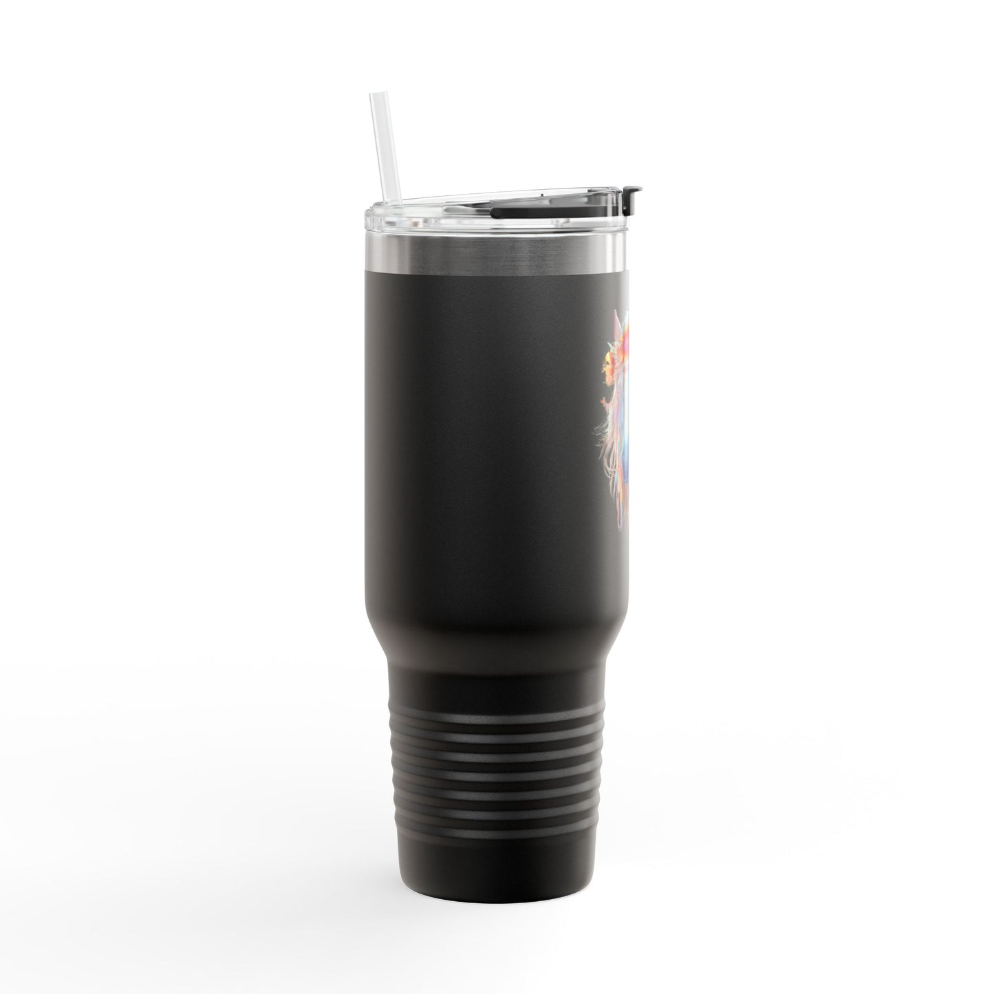 Boho Floral Horse Insulated Travel Mug | 40oz