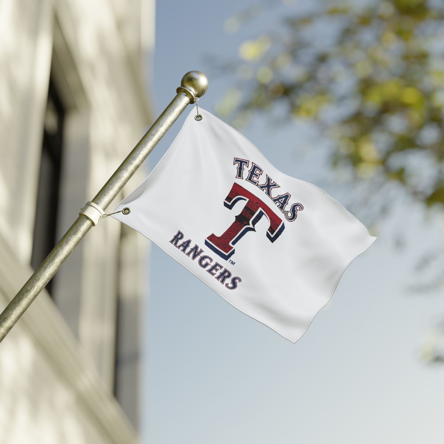 Texas Rangers logo Flag | Double Sided Sports Team Banner