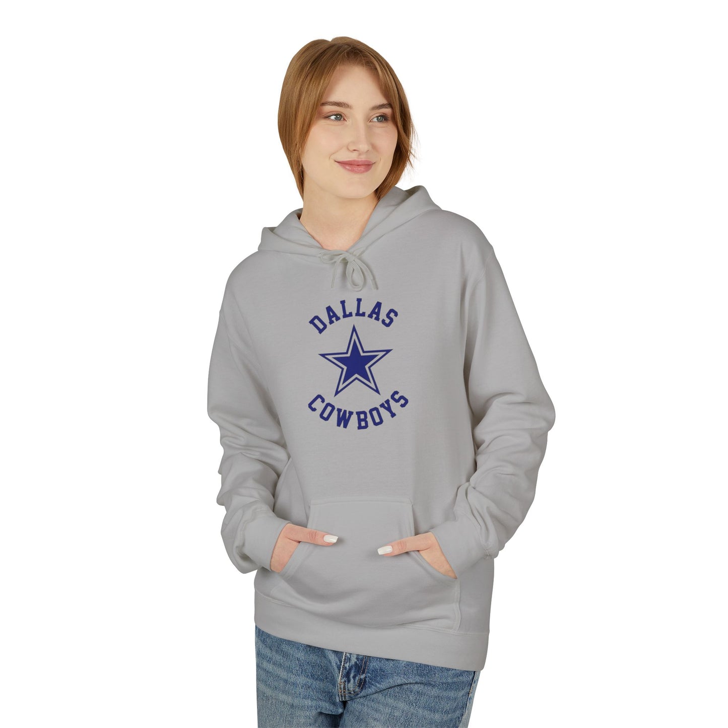 Star Logo Football Hoodie | Dallas Cowboys Style
