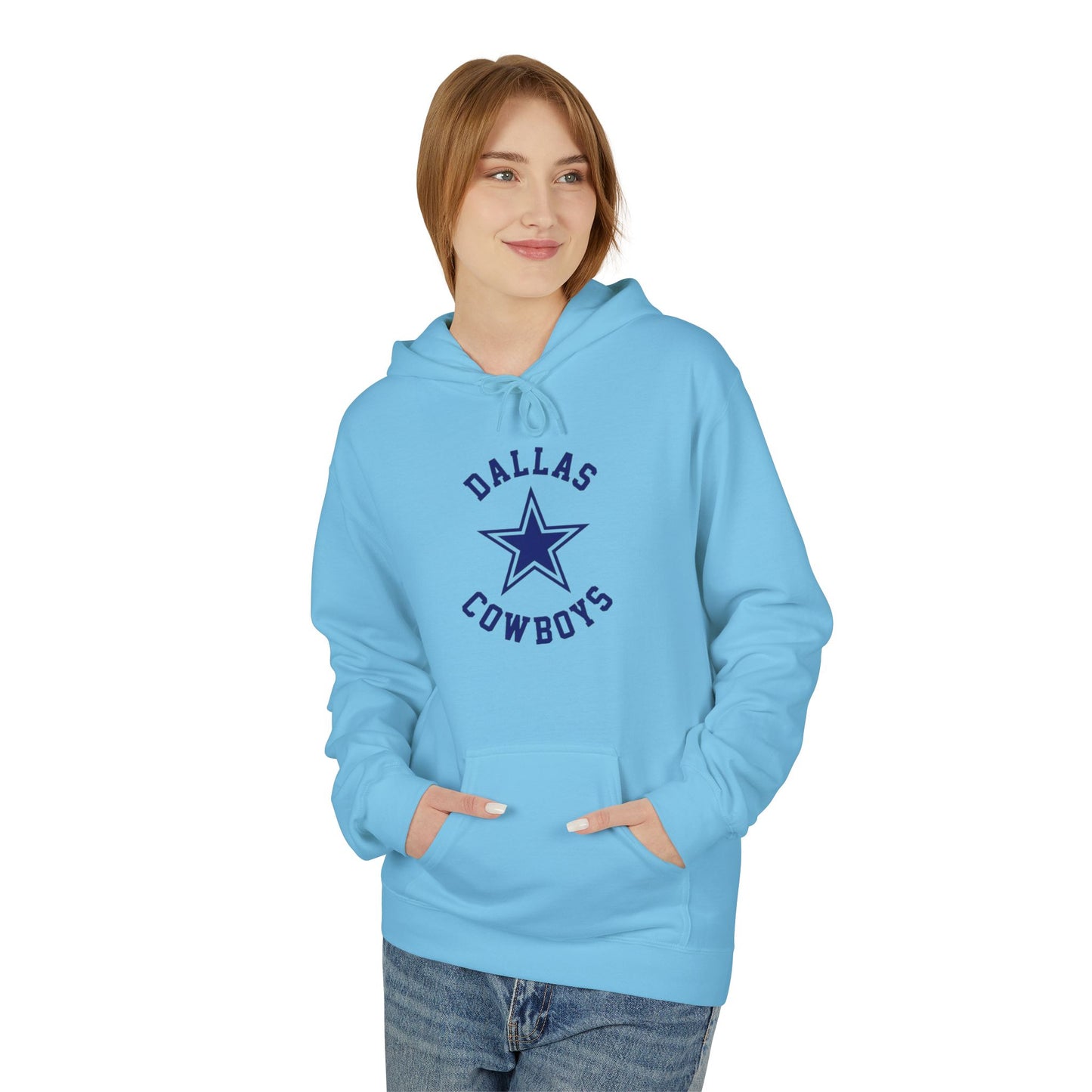 Star Logo Football Hoodie | Dallas Cowboys Style