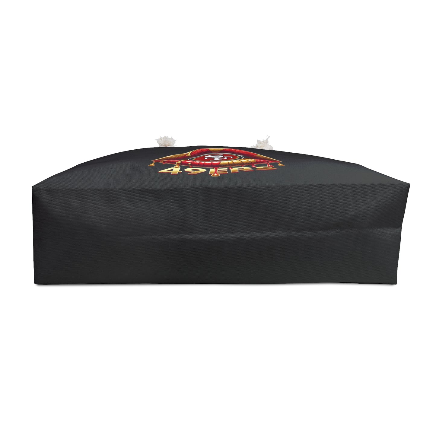 49ers Logo Lips Weekender Bag | NFL Fan Travel Tote
