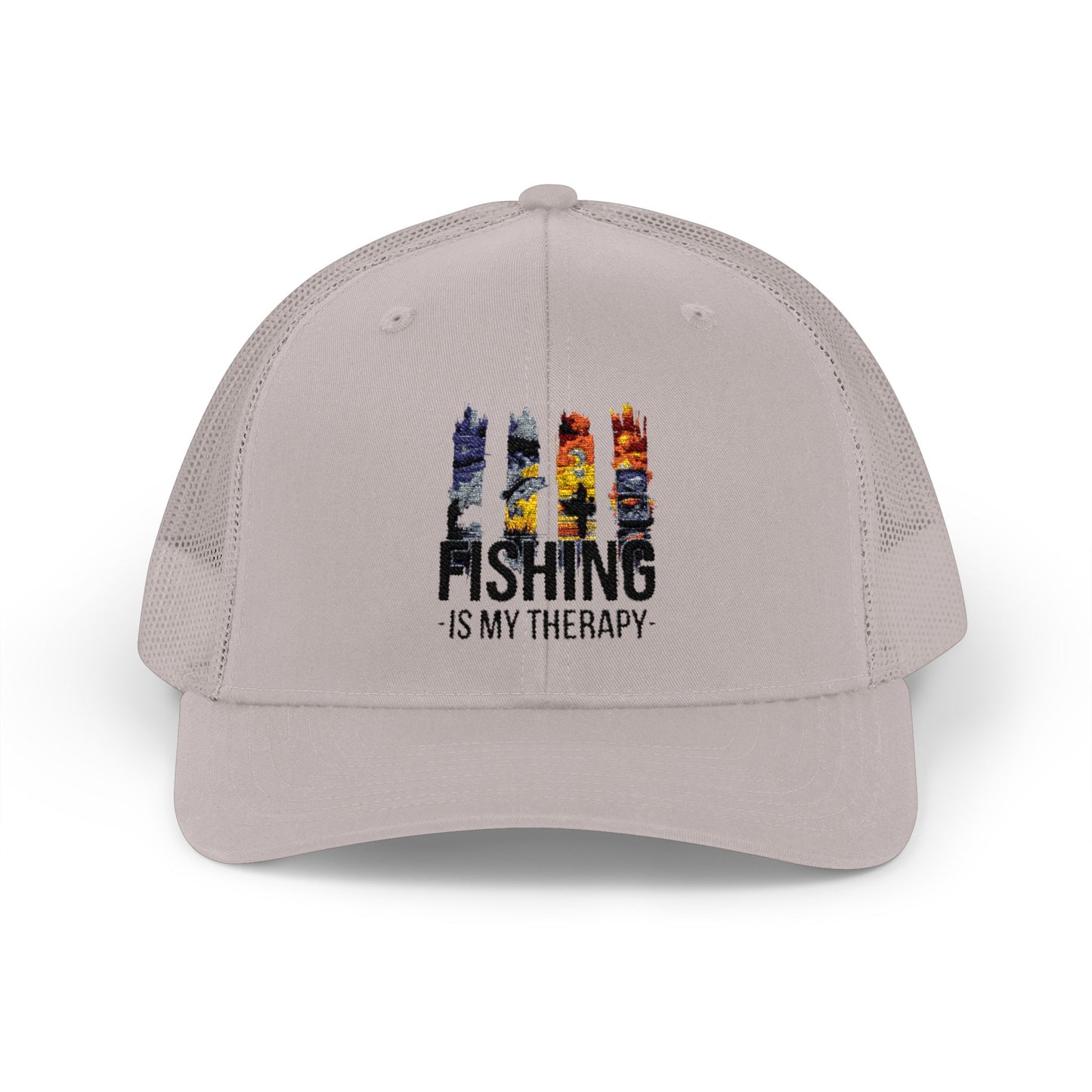 Fishing Is My Therapy Snapback Trucker Cap