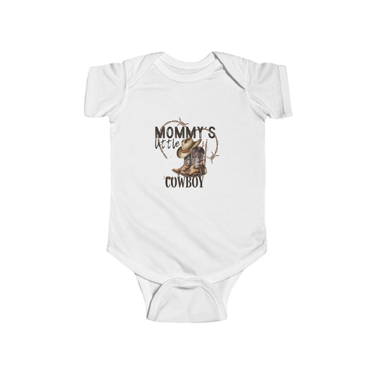 Mommy's Little Cowboy Bodysuit | Baby Western Rodeo Graphic