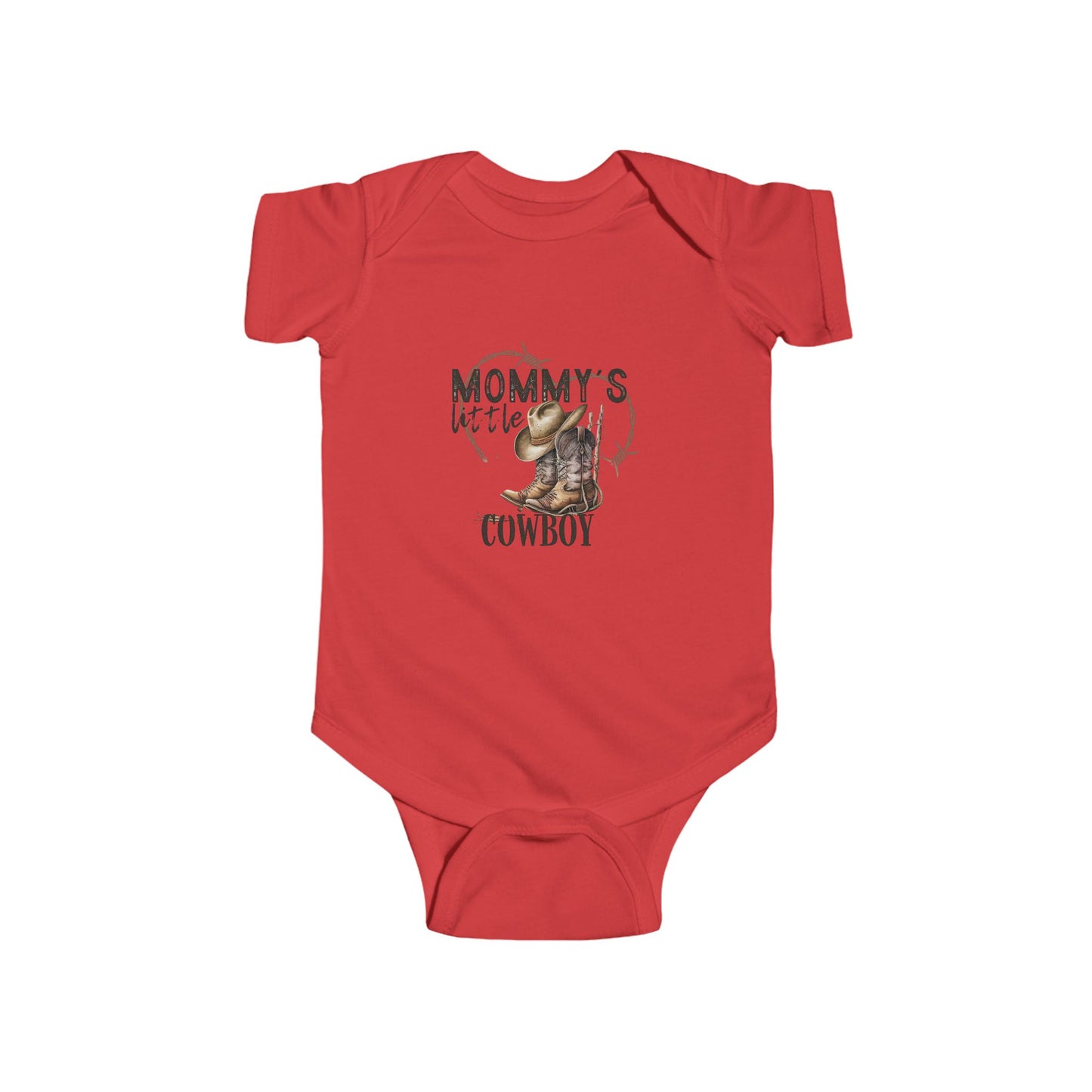 Mommy's Little Cowboy Bodysuit | Baby Western Rodeo Graphic