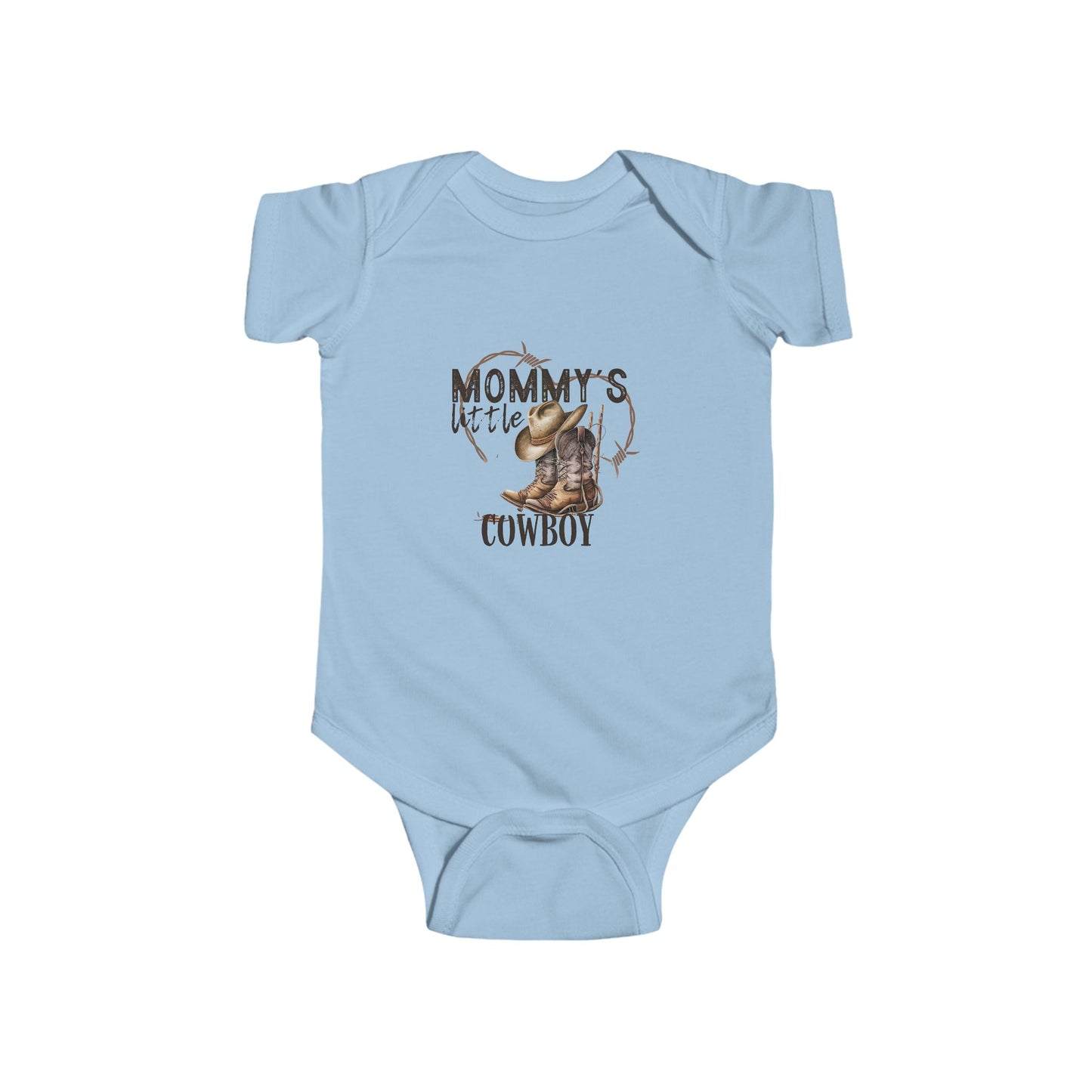 Mommy's Little Cowboy Bodysuit | Baby Western Rodeo Graphic