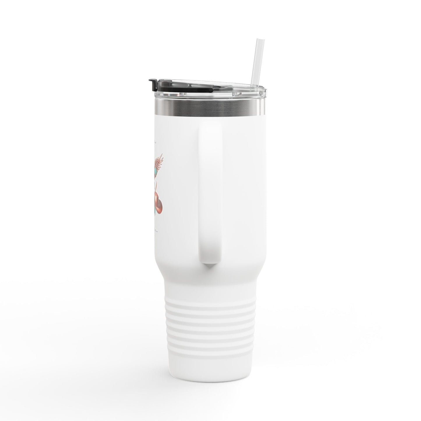 Cross with Cowboy Boots Travel Mug | 40oz Insulated Tumbler