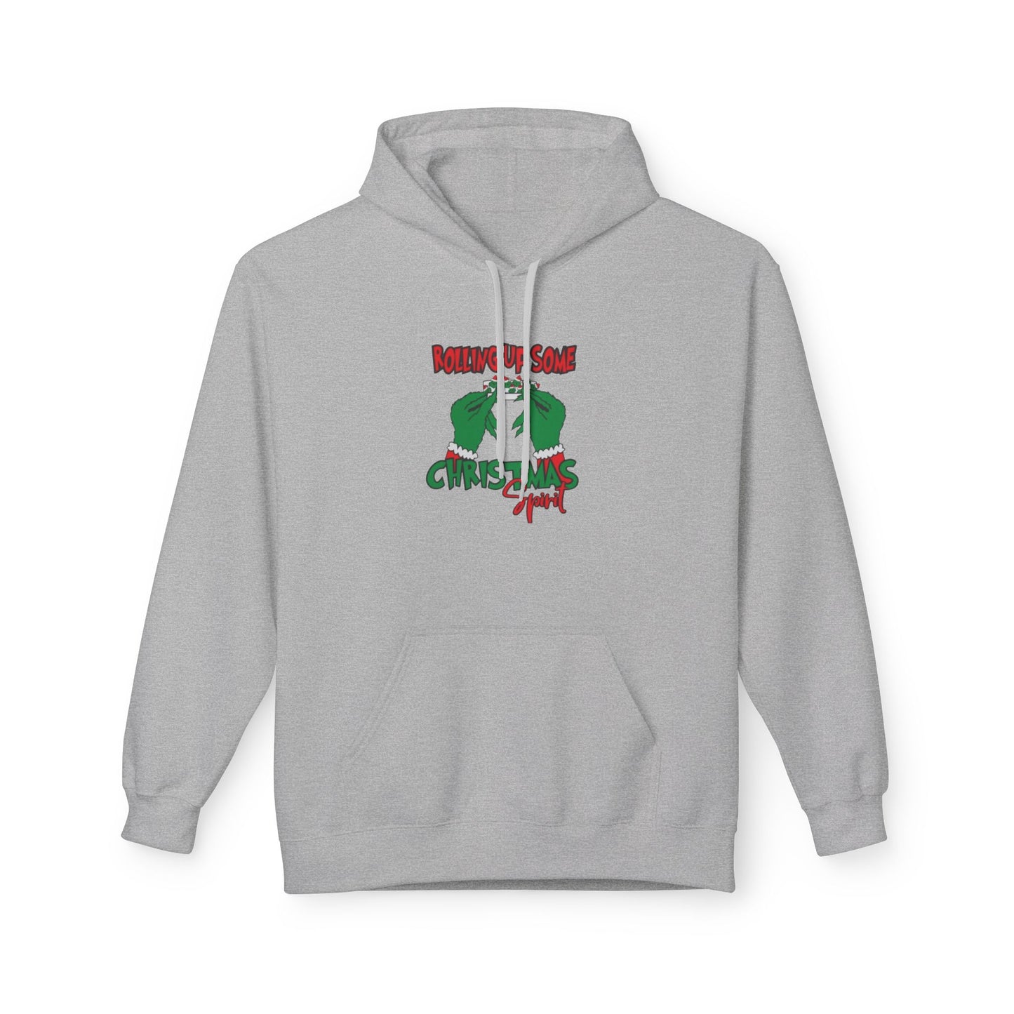 Grinch Kiss Christmas Hoodie - Funny Holiday Sweater Alternative