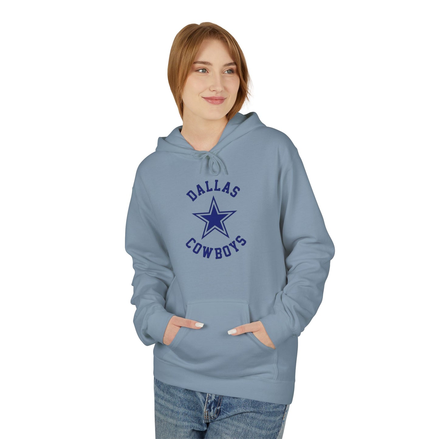 Star Logo Football Hoodie | Dallas Cowboys Style