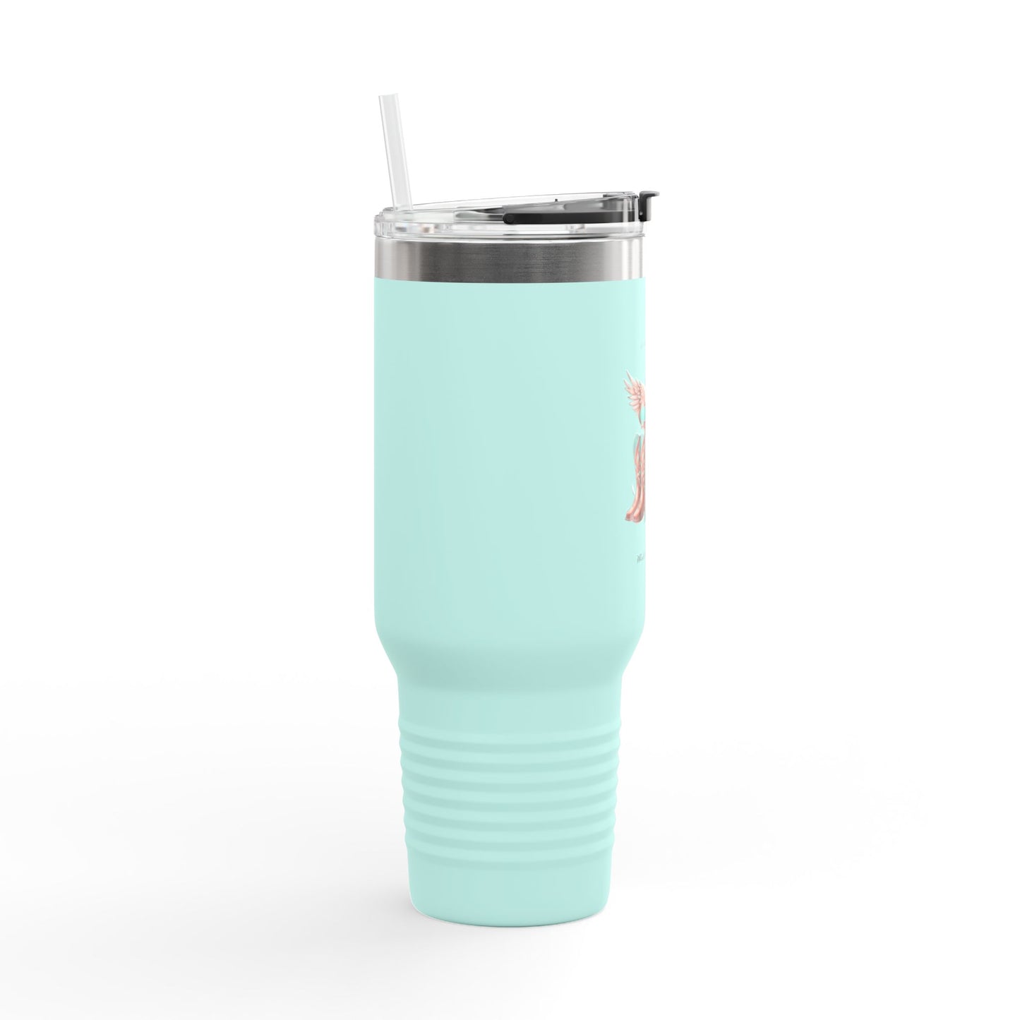 Cross with Cowboy Boots Travel Mug | 40oz Insulated Tumbler